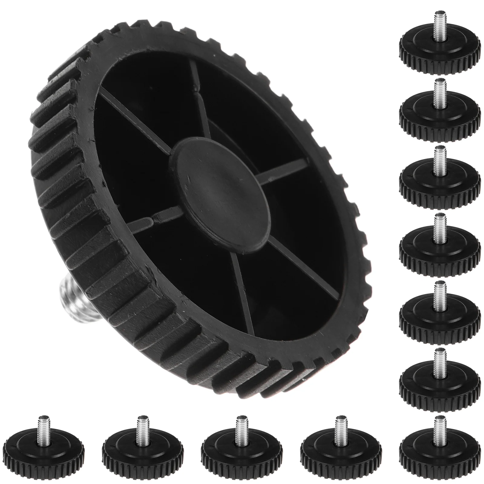 

12 Pcs Furniture Shock-absorbing Foot Pads Outdoor Feet Shims Caps for Round Absorber
