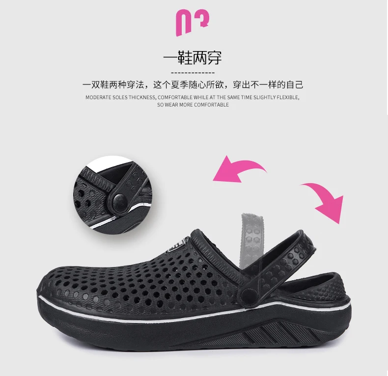 Bequeme Herren-Poolsandalen, Sommer-Outdoor-Strandschuhe, Herren-Slipper, Garten-Clogs, lässige Wasser- und Duschpantoffeln, Herren-Schuhe – Detail 8