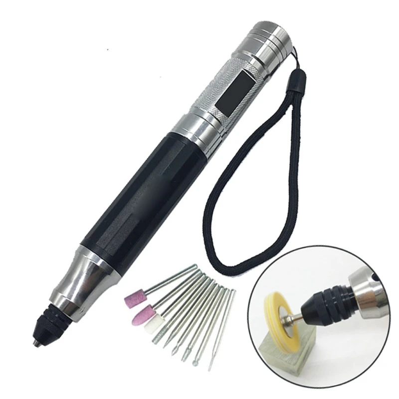 Engraving Pen Rechargeable Electric Carving Polishing Pen Portable Mini Driller