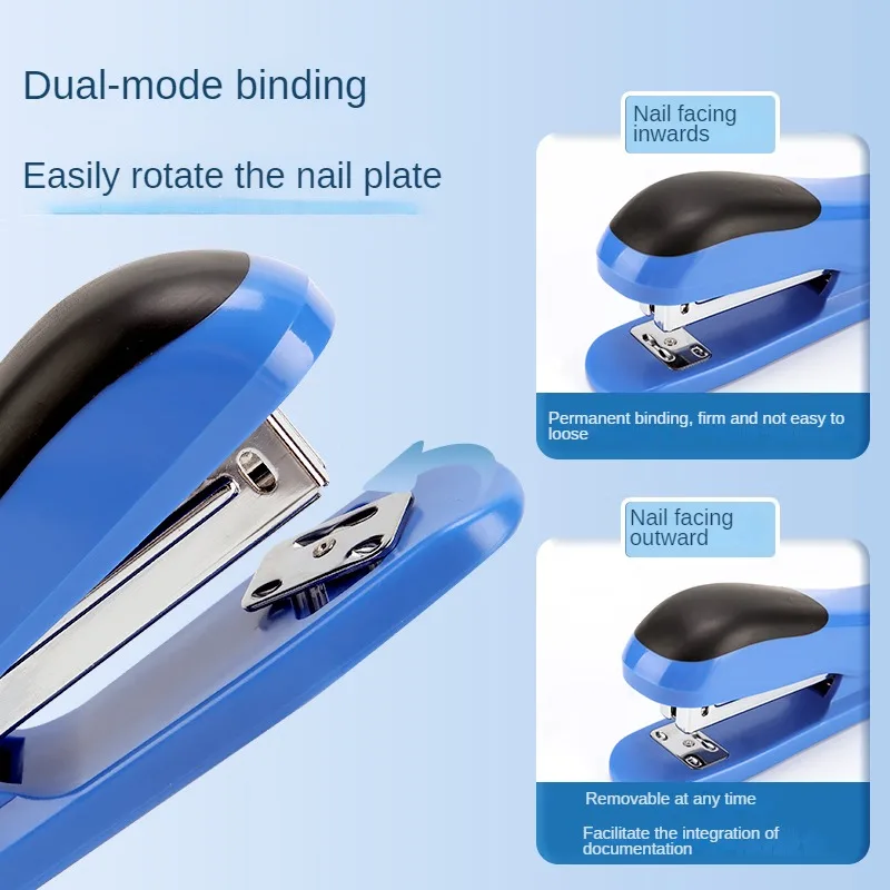 M&G Stapler Durable Portable Stapler Office Supplies Blue Single Pack