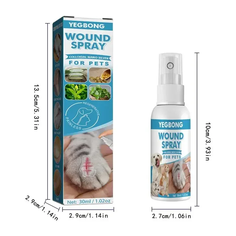Pets Anti-Itch And Itch Relief Spray Skin Care Treat Products For Itchy And Sensitive Dogs Cat 30ml pet anti itch spray