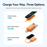 [CCC Certification] Vention Magnetic Power Bank 22.5W 10000mAh Portable 3C Powerbank 15W Wireless Fast Charger for iPhone 17 16 4