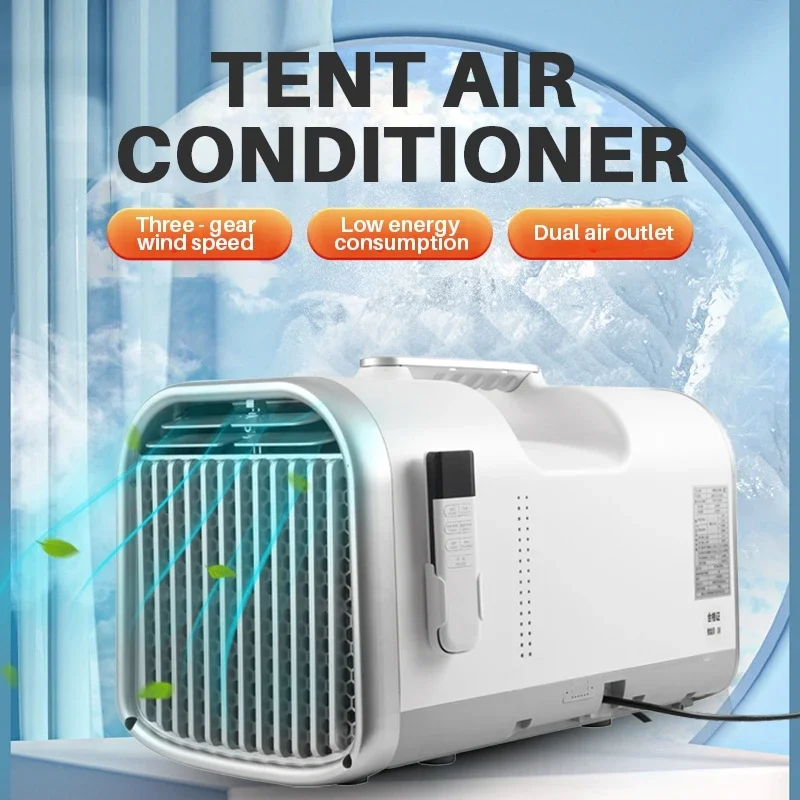Seetek Portable Air Conditioner Car AC for Camping Efficient Cooling Outdoor Events Energy-saving 12 24V 110V 220V White DC 400W 3