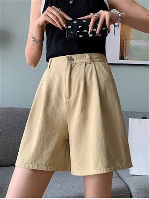 

Wide Leg Shorts for Women Summer 2023 New High Waisted Casual Oversized Straight Korean Fashion Harajuku Y2k Shorts