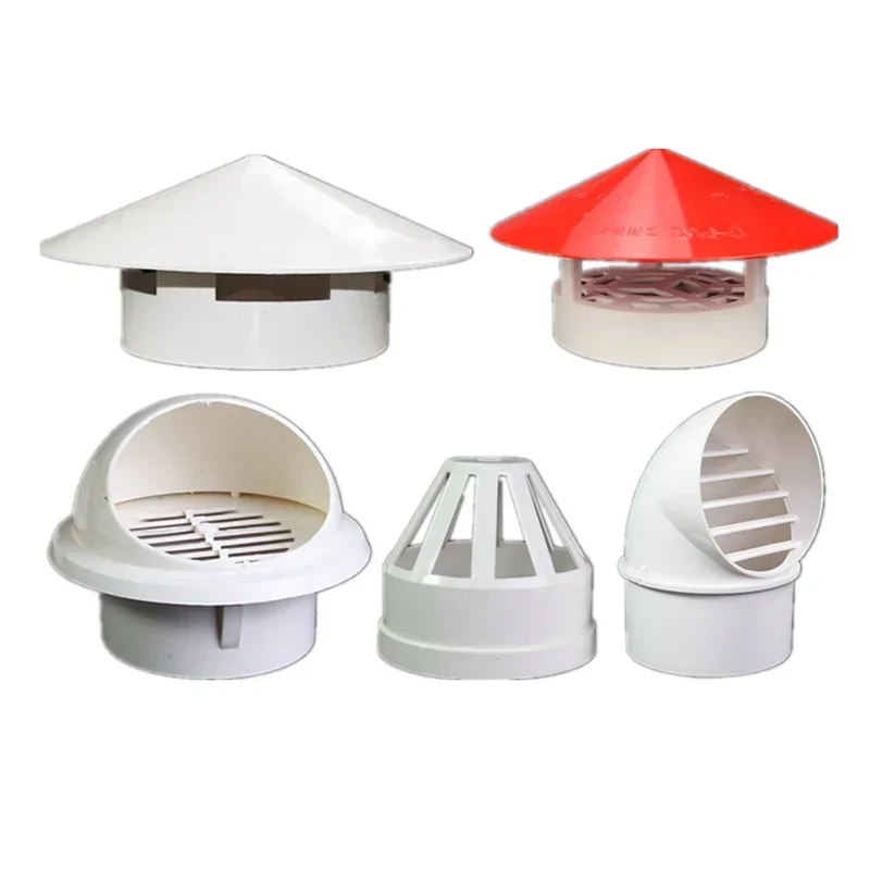 Air Vent Grille PVC roof air vent grille round ducting ventilation cover Weather proof Vent Cap Wall Ceiling Ventilation Exhaust System Hardware air vent grille,ventilation grille,air vent cover,ducting ventilation cover