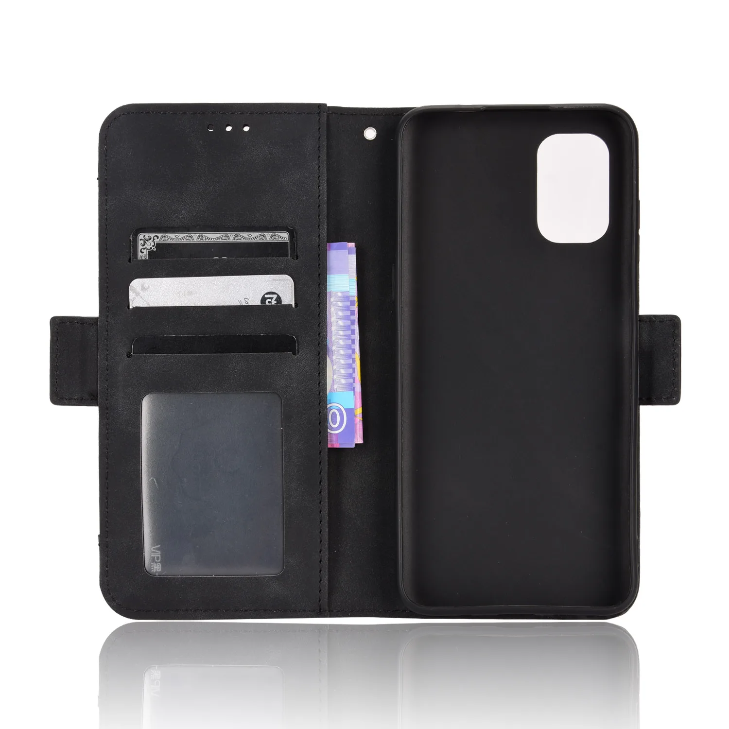 Leather Flip Wallet Case with Multi-Card Slots – Elegant Protection