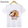 Disney Kids T-shirt HAKUNA MATATA Lion King Cute Simba Print Girls Clothes Baby Boys T shirt Funny Children clothing,HKP2447 5
