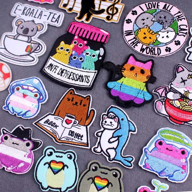 Embroidery Patches  Clothes Patch - Cartoon Iron Patches Clothes Diy Cute  Embroidery - Aliexpress