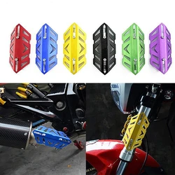 Motorcycle Fork Guards 1PC Motorcycle Front Fork Shock Absorber Cover Aluminum Alloy Front Fork Guards Protection Cover Fork