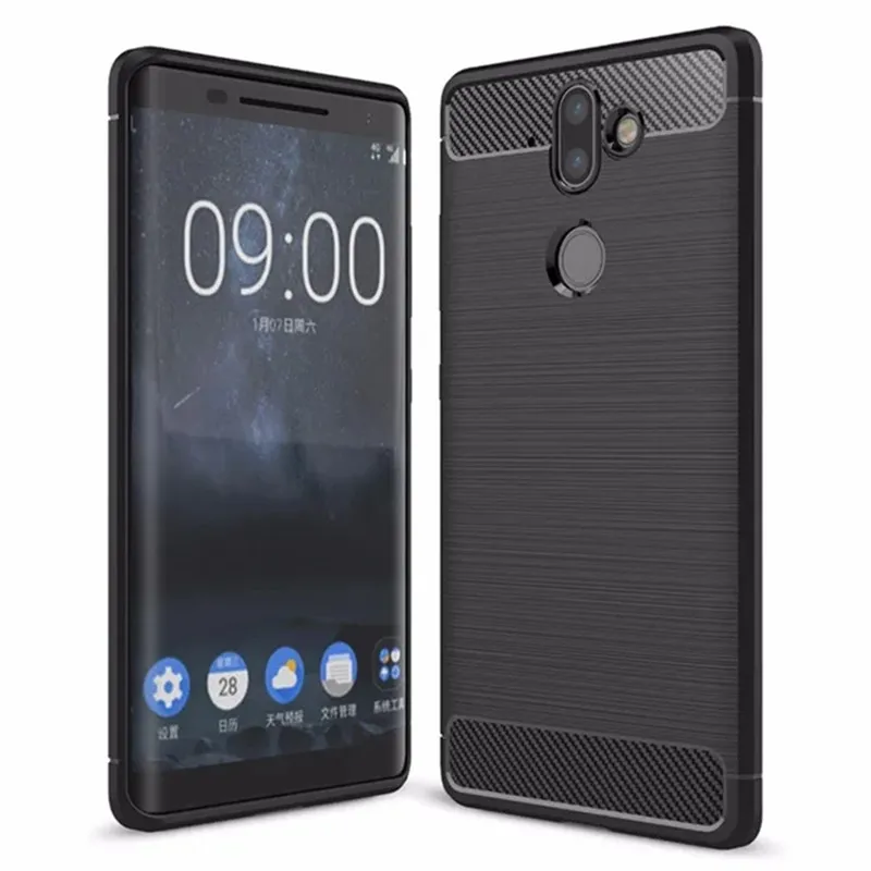 Ultimate Shockproof Matte Silicone Phone Case – Soft Protective Cover for Nokia 8 Sirocco & Nokia 9