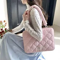 5inch Cartoon Plush Bow Pink Laptop Sleeve Case Bag For ipad Laptop Bag Cover Notebook Tablet Pouch Handbag - Image 4