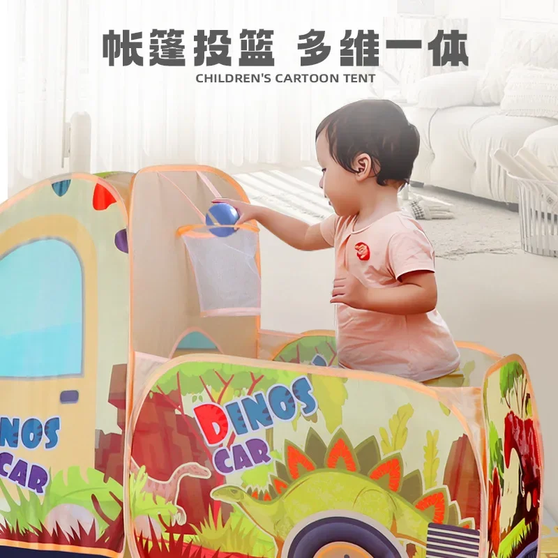 Indoor Car Game House Toy for Boys And Girls Baby Small House Pretend Play Game House Pool Toy Tents Foldable Children's Tents