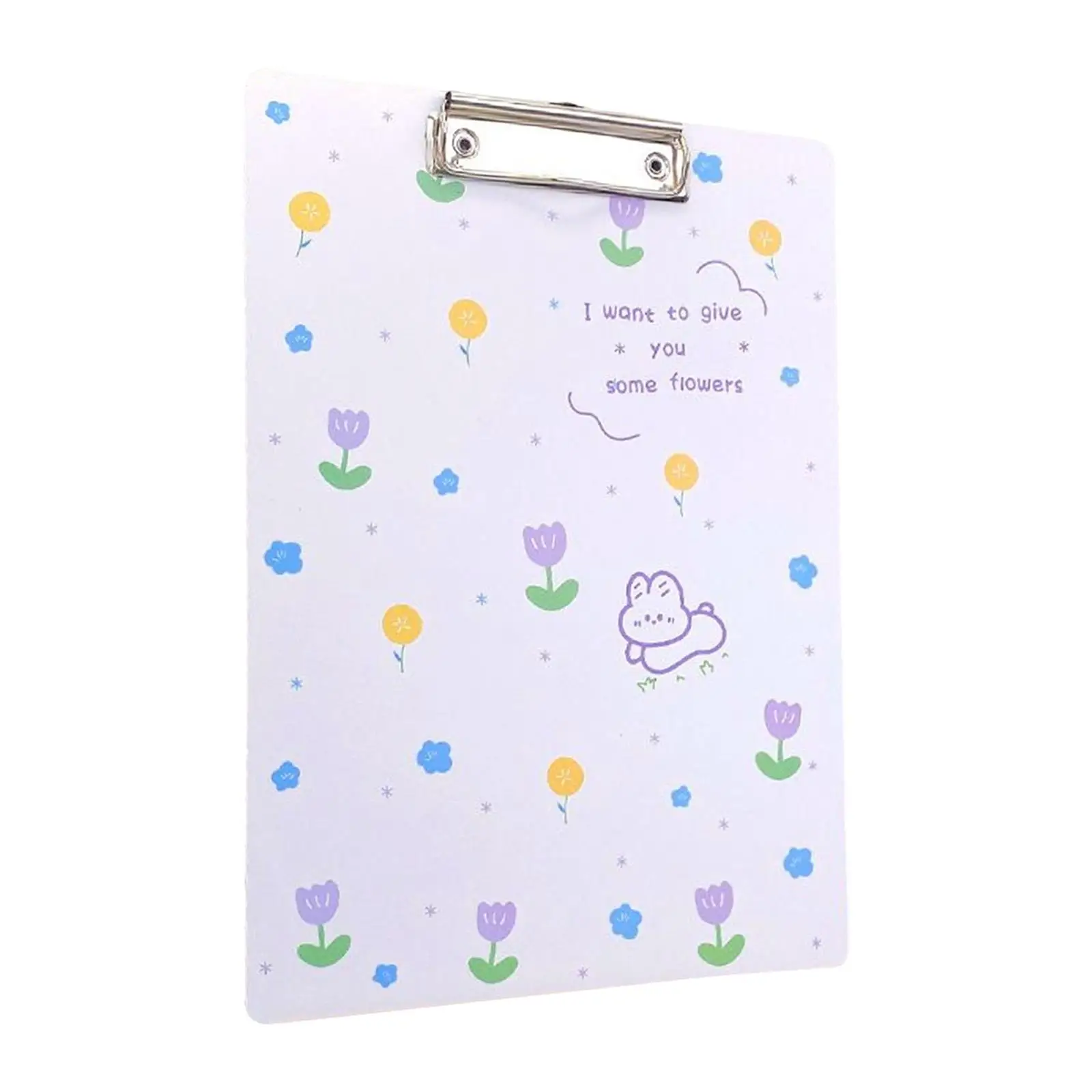 Creative A4 Clipboard Folder Birthday Gifts Holder Fastener File Folders Paper Writing Pad for Bedroom Home Documents