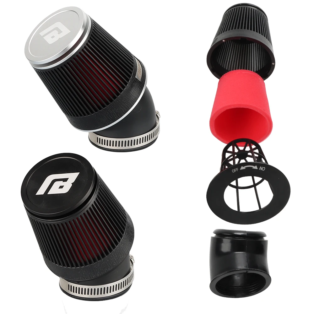 NIBBI Motorrad CNC Luftfilter 42mm 48mm Abnehmbare Pilzkopf Luftfilter für Yamaha KTM Dirt Pit Bike Motocross Zubehör – Detail 7