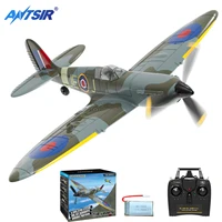 Volantex New Spitfire RC Plane EPP 400mm Wingspan RC Fighter One Key Aerobatic 2.4G 4CH RTF Warbird Plane 1