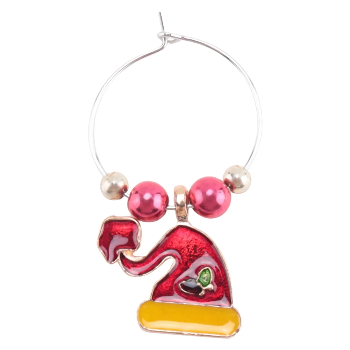 Wine Glass Charms Set of 6 Cocktail Markers Tags Champagne Glasses Christmas