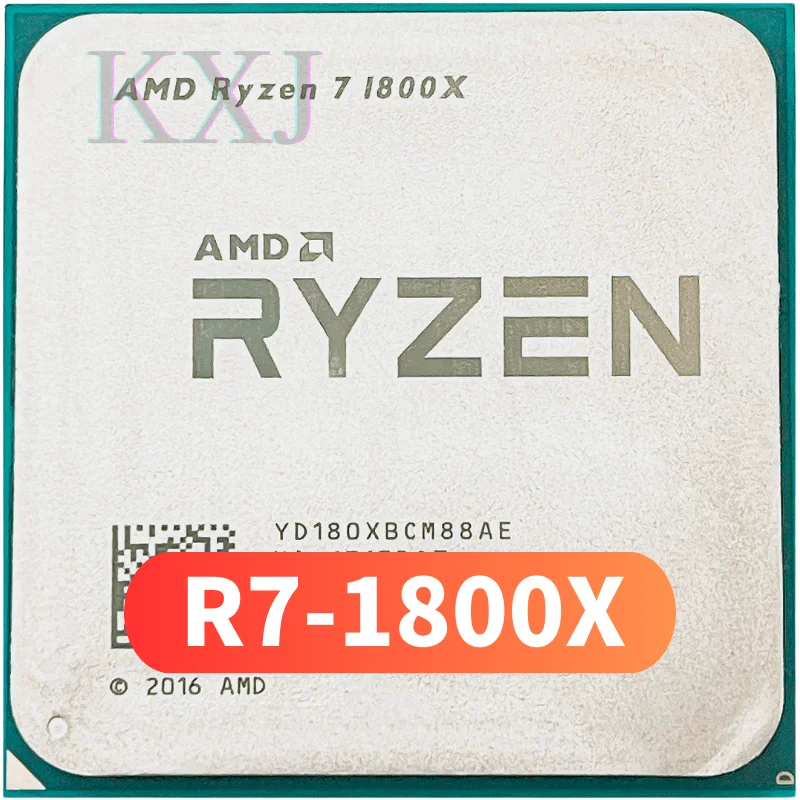 

AMD Ryzen 7 1800X R7 1800X 3.6 GHz Eight-Core Sixteen-Thread CPU Processor L3=16M 95W YD180XBCM88AE Socket AM4