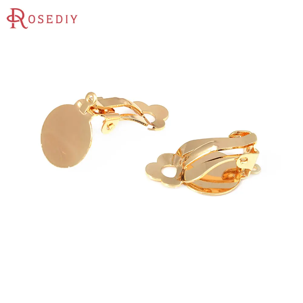 Elegant 18K Gold-Toned Brass Flat Stick Earrings