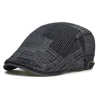 Four Seasons Soft Denim Beret Hat Washed Distressed Peaked Cap Adjustable Cotton Newsboy Cap Vintage Ivy Hats Flat 5