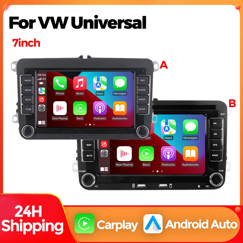 Radio para Auto MEKEDE con Android 15 para VW POLO, GOLF 5, 6 Plus, PASSAT B6, Jetta, Tiguan, Touran, Sharan, Scirocco, Caddy, Seat León, Altea, Fabia 1