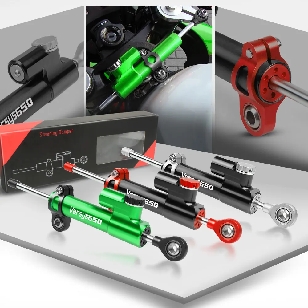 

Universal Motorcycle Adjustable Steering Damper Stabilizer For Kawasaki VERSYS650 VERSYS 650 2022 2021 2020 2019 2018 2017 2016