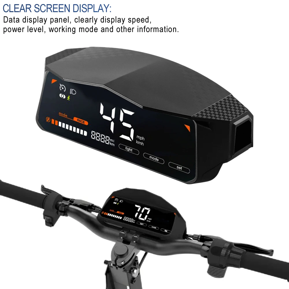 Digitales Armaturenbrett mit Blinker und Scheinwerfer für Kugoo KuKirin G4 Display-Instrument Hauptplatine Roller-Zubehör – Detail 2