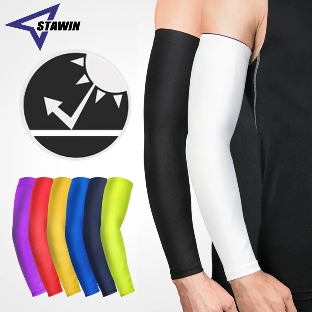 Cooling Arm Sleeves Sun Protection Arm Sleeves Arm Sleeves 1PC Breathable Sunscreen Arm Warmers Basketball Cycling Fishing Mountaineering Running Arm Sleeve Extended Elbow Pad Wrist Guard