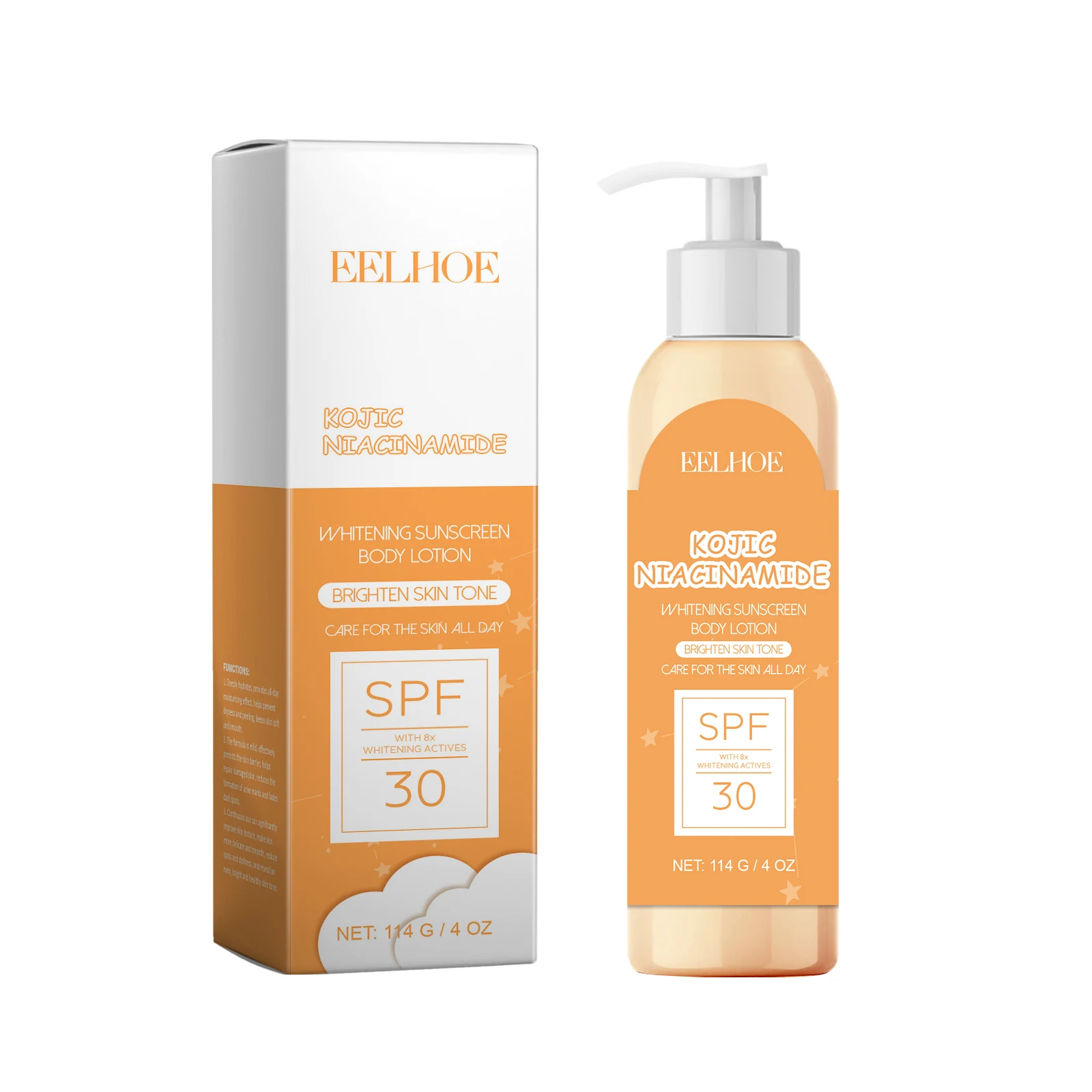 Body Sunscreen Whitening Sun Cream Sunblock Skin Protective Cream Oil Control Anti Sun Facial Protection Spf30 Moisturizer