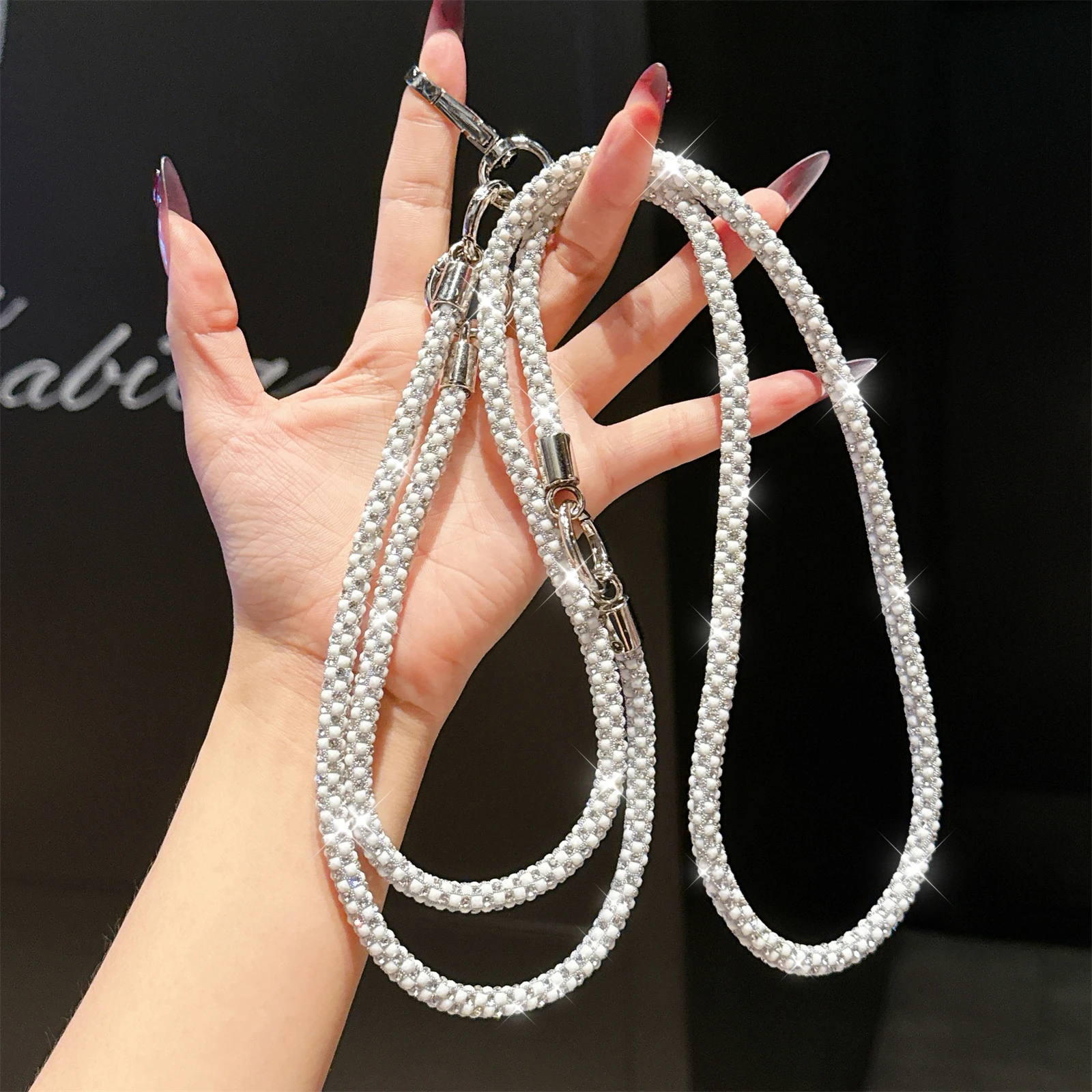 Versatile 3-in-1 Crossbody Chain Phone Strap with Removable Water Cup Holder