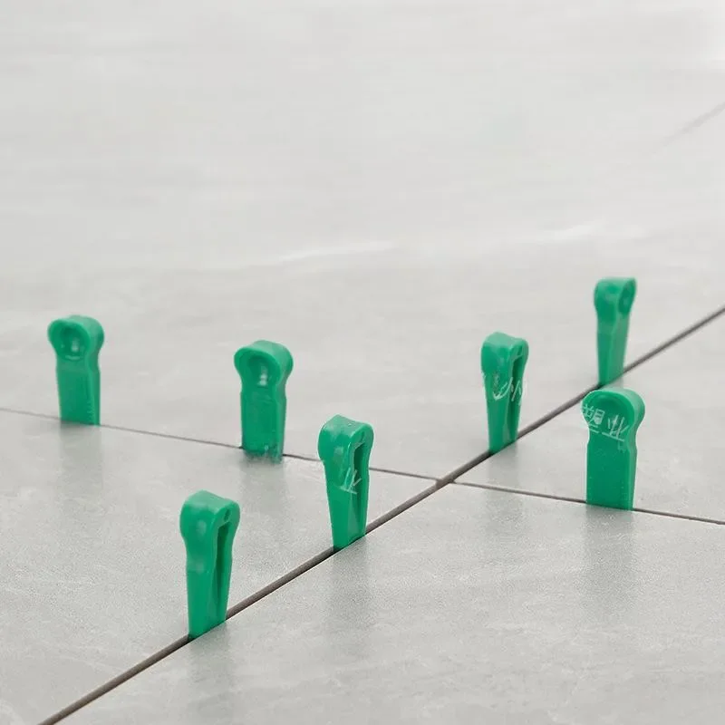 100PCS Reusable 6mm Plastic Tile Wedge Spacer Leveling Clip Floor Locator Wall Ceramic Tiling Laying Nivelador Construction Tool tile spacers tile leveling clips tile leveling tools