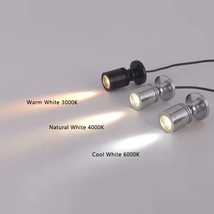 Description Picture 2 of itemLed USB Spotlight 3W DC5V Jewelry Cabinet Showcase Counter Lamp Surface Mounted Ceiling Mini Spot Light USB plug Black/Silver