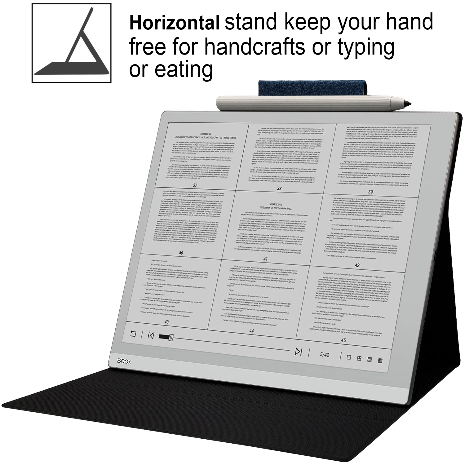 Premium Stand Cover with Auto Sleep/Wake & Magnetic Pen Holder