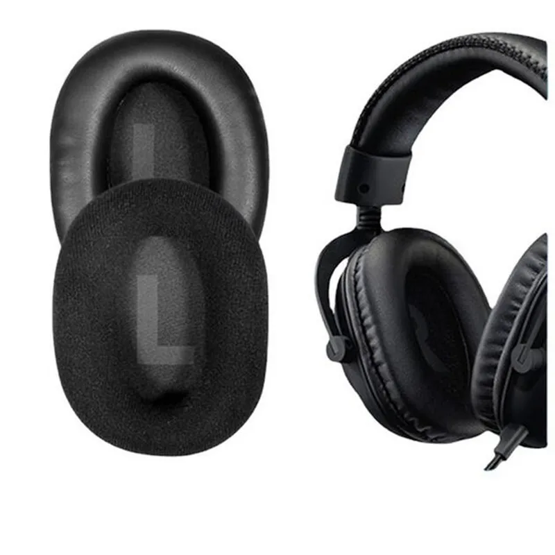Logitech G Pro X ヘッドフォン用交換用イヤーパッド