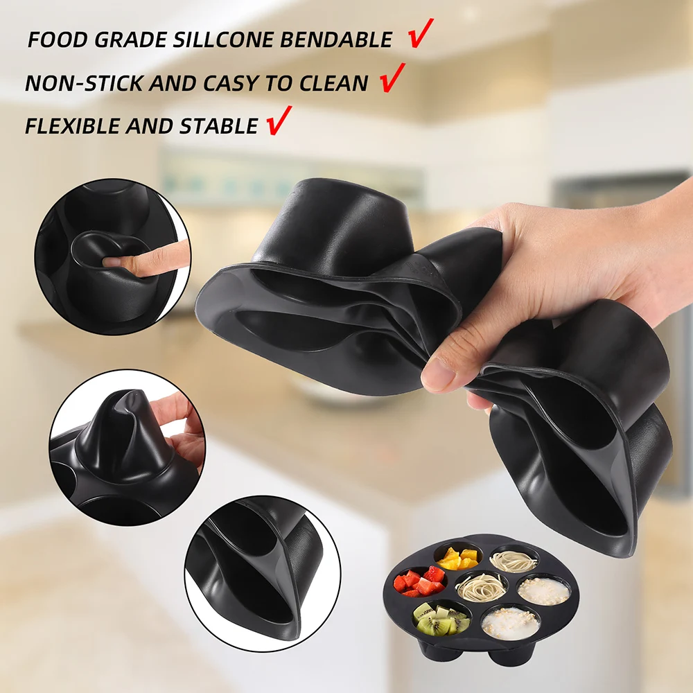 Baking Cake Mould Set Air Fryer Accessories DIY Muffin Bakeware 12pcs/set for All Air Fryer Machine 4.0-5.8QT 7 Inch / 8 Inch cake baking mold cake baking pans