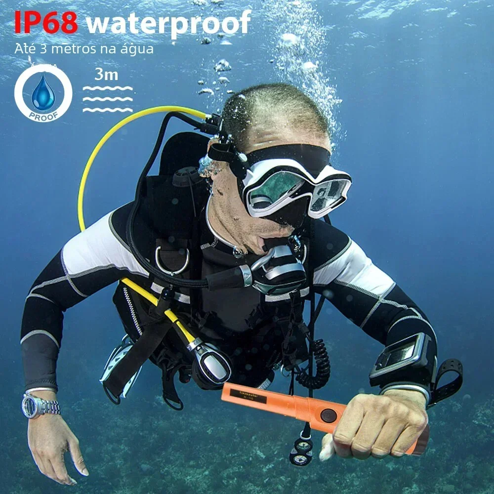 TC-110 Handheld Metal Detector Positioning Rod anti-scratch protection cover Metal Pinpointing IP68 waterproof Metal Detector