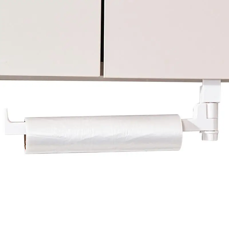 

Toilet Roll Paper Holder Organizer Wall Mount Storage Stand Kitchen Bathroom No Drill Tissue Towel Dispenser Adjustable