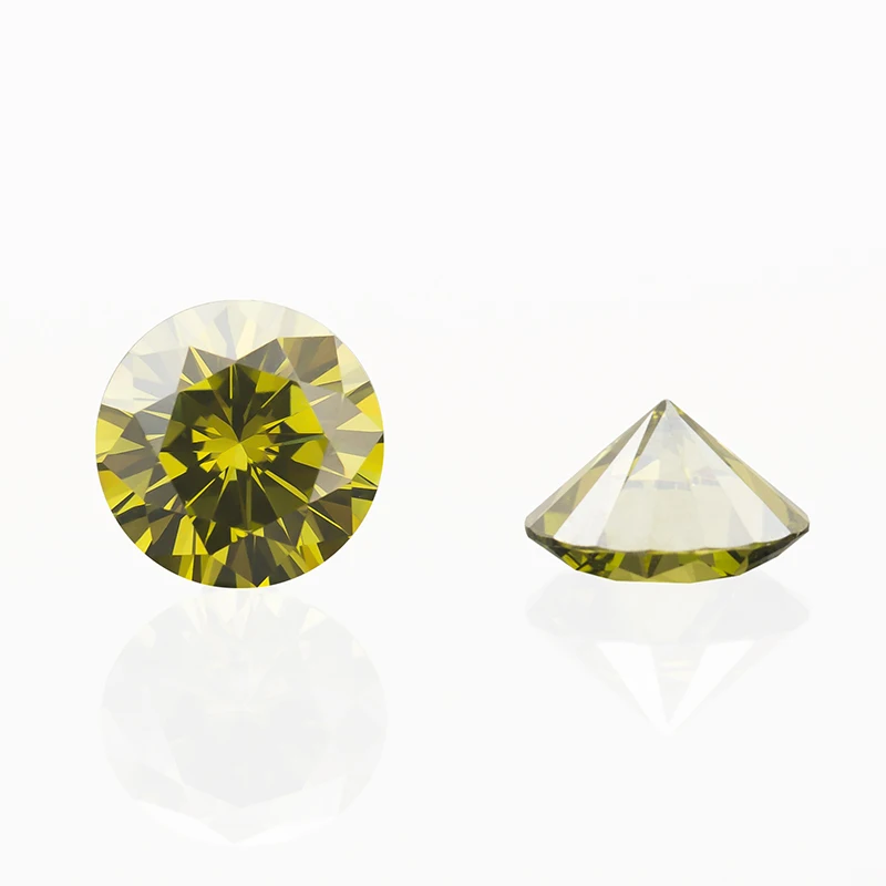 0,8 mm ~ 10 mm 10 Stück ~ 500 Stück 5A Zirkonia-Steine, mehrfarbig, runde Form, Brillantschliff, CZ-Stein, synthetische Edelsteine, Perlen für Schmuck – Detail 19