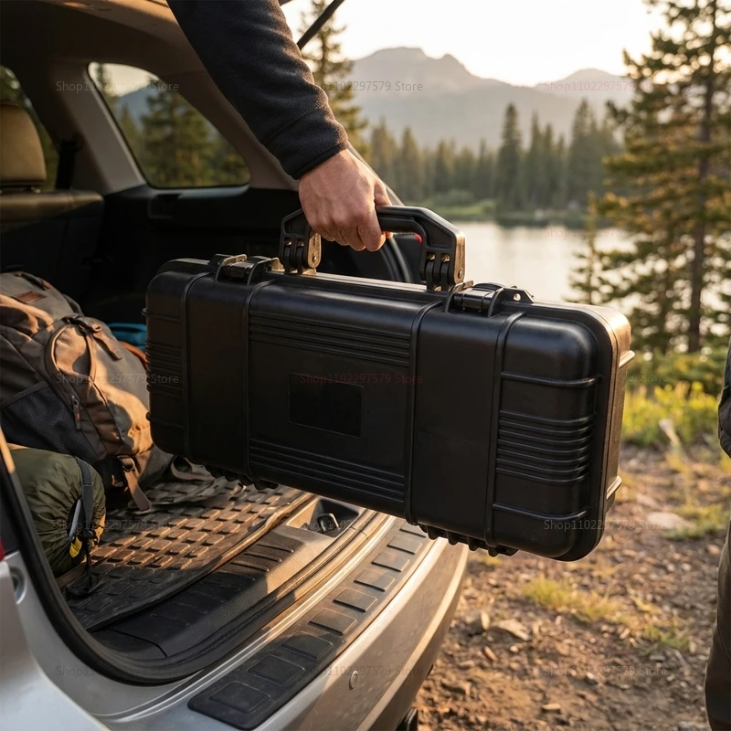 튼튼하고 휴대하기 쉬운 공구함 고강도, 방수, 안전한 휴대용 운반 및 기구 보관 및 보호 기능.