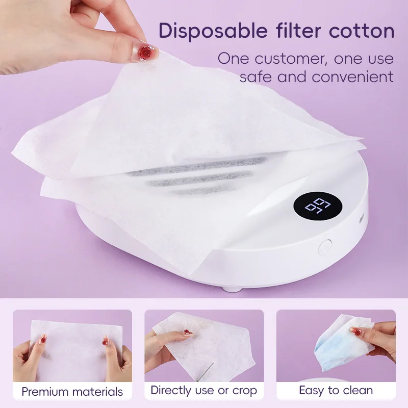 Mini Dust Filter Grinding and Nail Removal Dust Collector Mini Battery-powered N
