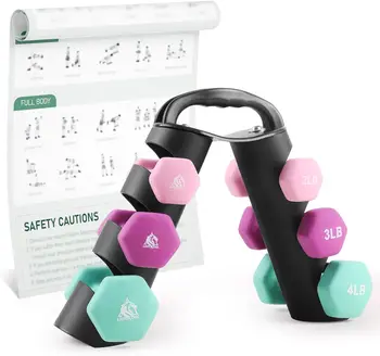 Coated Dumbbell Hand Weights 1