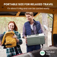 Alpicool NL9 9L портативный холодильник 12 В/24 В небольшой автомобильный холодильник 100 В ~ 240 В переменного тока электрический охладитель с вилкой мини-морозильной камеры для кемпинга — изображение 5