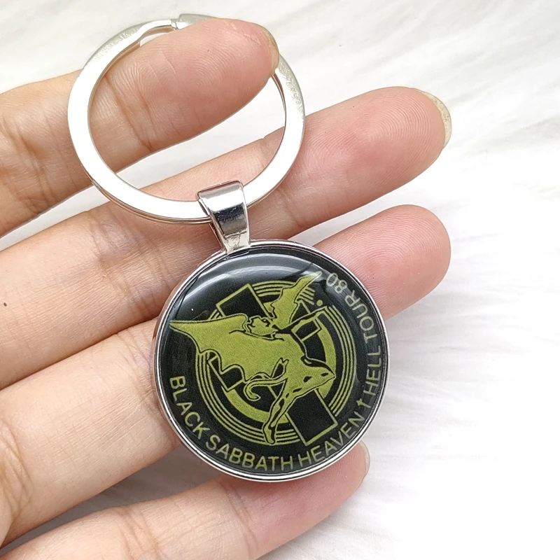 Stylish Alloy Keychain Music Bag Pendant Fan Accessory Wholesale