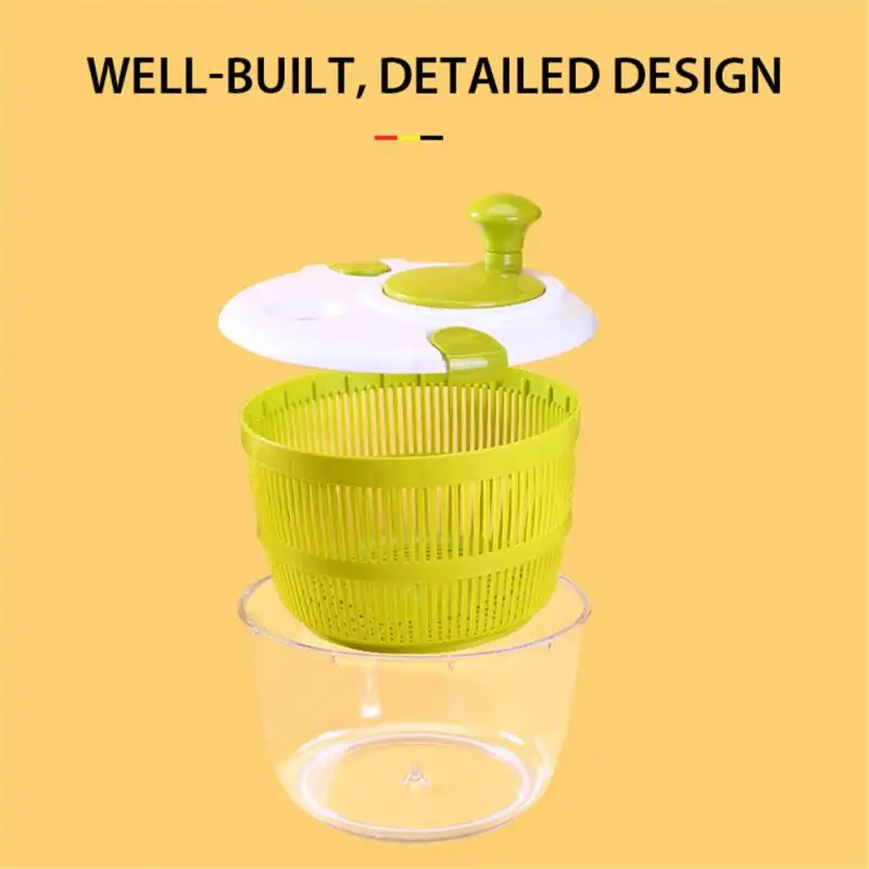 샐러드 스피너 건조기 야채 과일 식품 탈수기, 빠른 건조, 다기능 수동 주방, 가정용 야채 탈수기