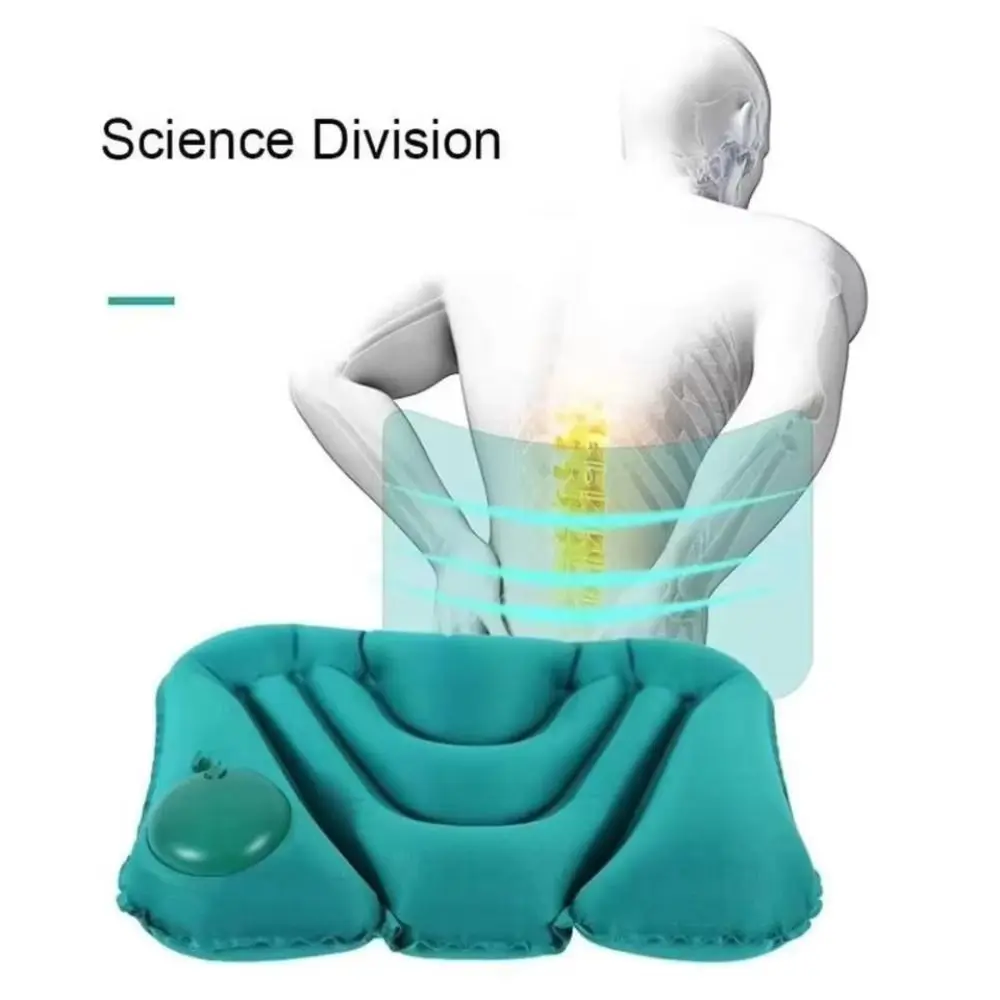 허리 보호용 팽창식 요추 베개 초경량 편안한 시트 패드 가정용 사무실 차량용 팽창식 허리 보호대