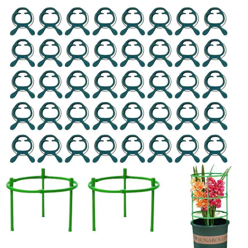 

Garden Plant Support Stakes Cage Plie Flower Stand Holder Semicircle Green House Orchard Fixing Rod Gardening Bonsai Tools