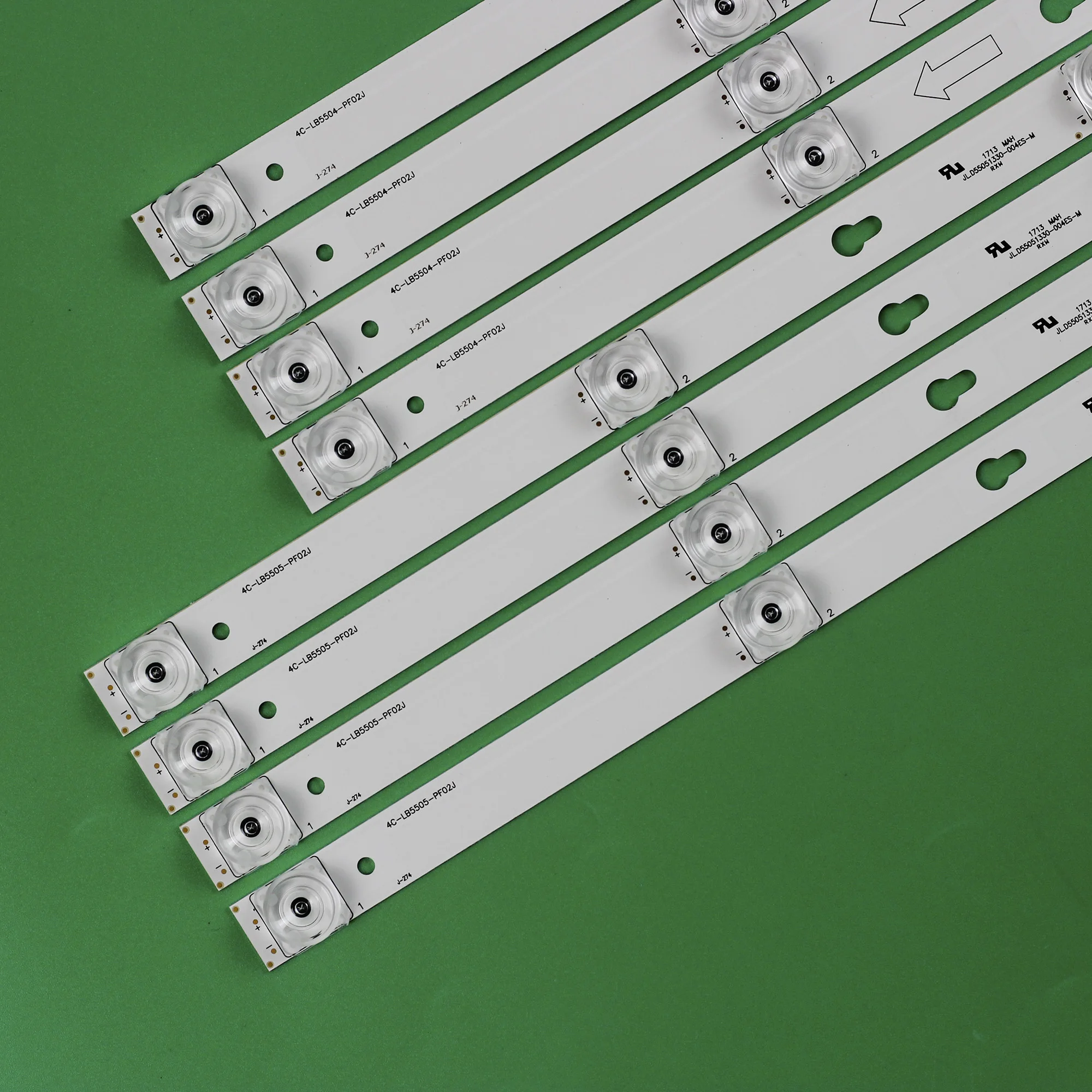 Tira Conduzida Luz de Fundo para Tcl 55s401tcaa 55s405tbba U55p6006 55uc6426 4c-lb5505-hr22j Lvu550nd1l Sd9w10 v1 0855d2900-lpn002a - Imagem 6
