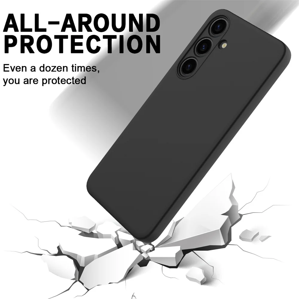 Premium Liquid Silicone Soft Phone Cover - Enhanced Protection & Sleek Design