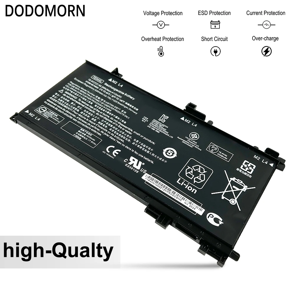 DODOMORN TE04XL Laptop Battery For HP OMEN 15-AX200 15-AX218TX 15-AX210TX 15-AX235NF 15-AX202N 15-BC200 HSTNN-DB7T 905277-855 for laptop battery