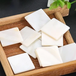 5PCS 20mm Natural Shell Guitar Fingerboard White Mother of Pearl Replacement Inlay Blank Neck Luthier Guitar Parts Accessories