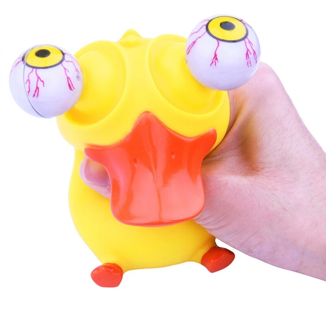 Crowded Eyes Antistress Giant Yellow Duck Pig Toy Zombie Novelty Fun Anti  Stress Funny Spoof Christmas